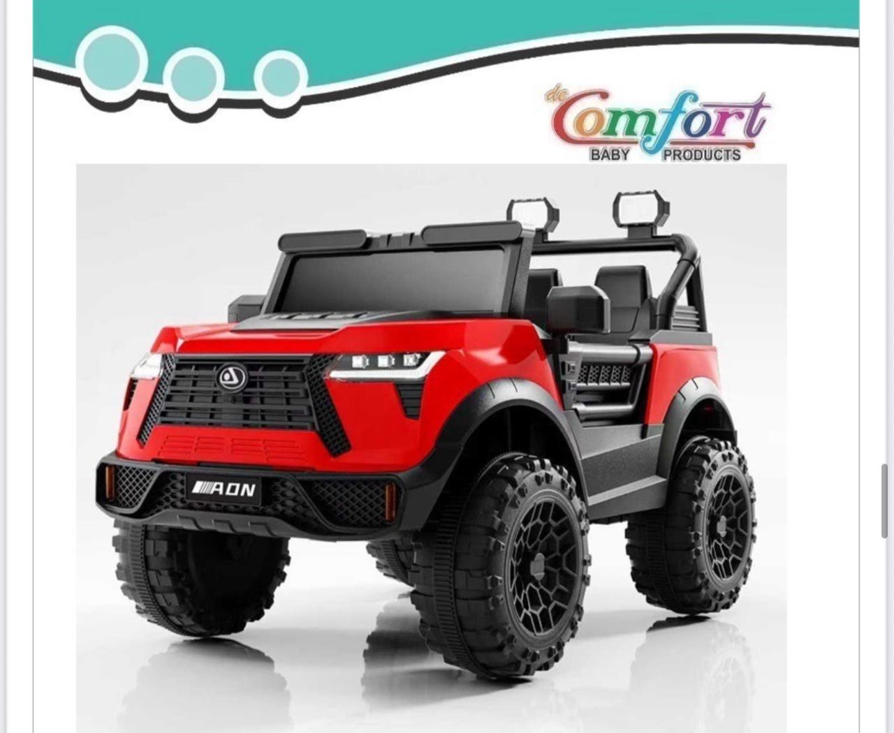 MSP Electric red off-road kids jeep model